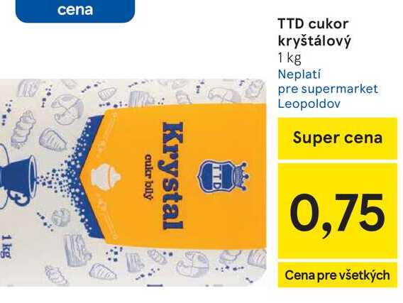 TTD Krystal cukr 1kg