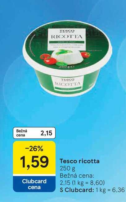 Tesco ricotta 250 g 