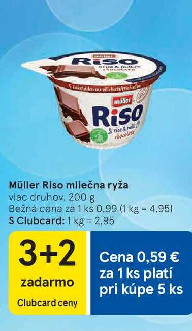 Müller Riso mliečna ryža viac druhov, 200 g