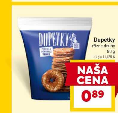 Dupetky rôzne druhy 80 g 