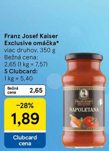 Franz Josef Kaiser Exclusive omáčka, viac druhov 350 g