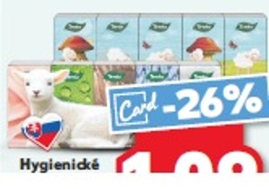 Tento Natural Hygienické vreckovky