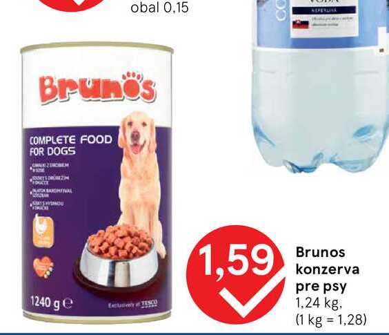 Brunos konzerva pre psy 1.24 kg