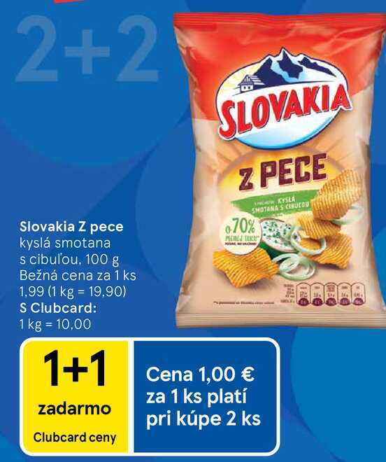 Slovakia Z pece kyslá smotana s cibuľou, 100 g 