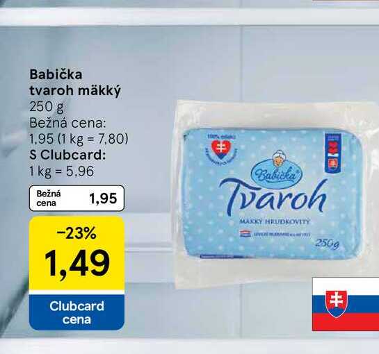 Babička tvaroh mäkký 250 g