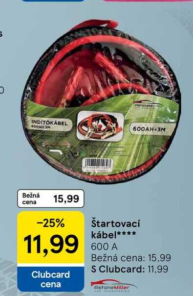 Štartovací kábel 600 A 