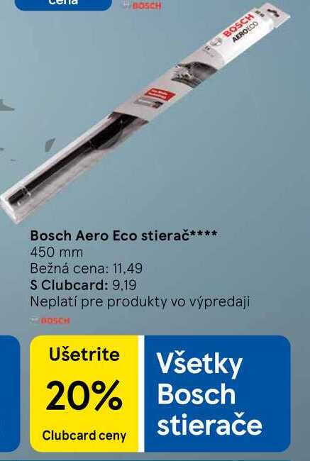 Bosch Aero Eco stierač 450 mm 