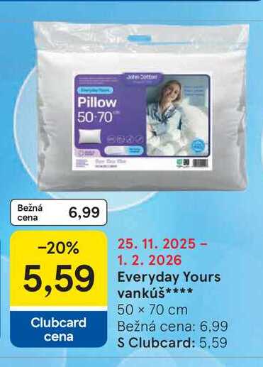 Everyday Yours vankúš 50 x 70 cm