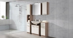 4: Kúpeľňa - závesná skrinka