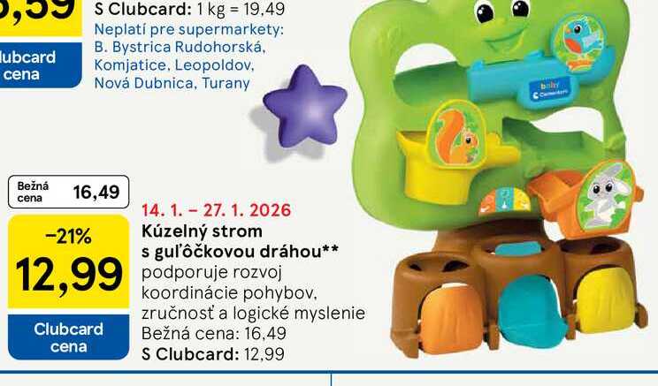 Kúzelný strom s guľôčkovou dráhou