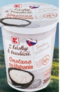 Z lásky k tradícii Smotana na šľahanie