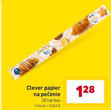 Clever papier na pečenie 30 hárkov