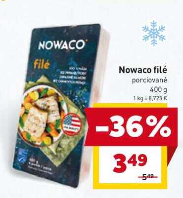 Nowaco filé porciované 400 g 