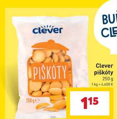 Clever piškóty 250 g 