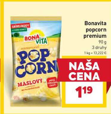 Bonavita popcorn premium 90 g