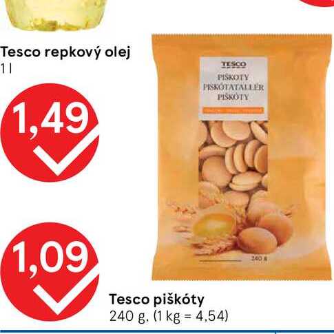 Tesco piškóty 240 g