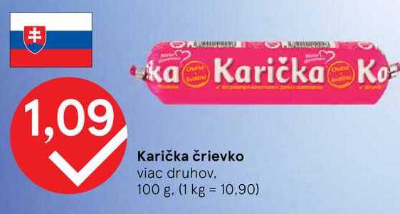 Karička črievko viac druhov 100 g