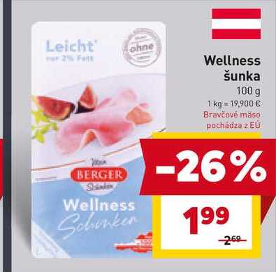Wellness šunka 100 g 