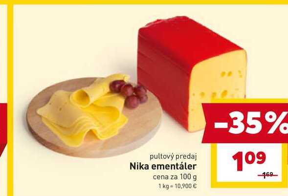 Nika ementáler cena za 100 g