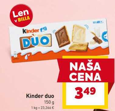 Kinder duo 150 g 