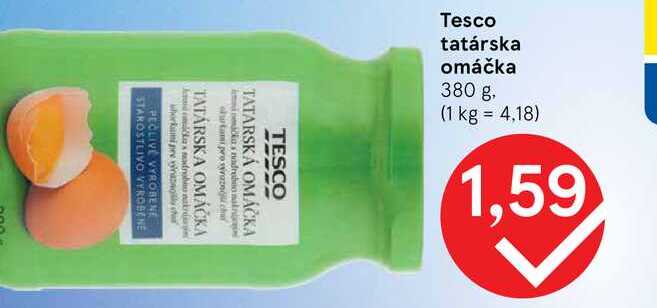 Tesco tatárska omáčka 380 g
