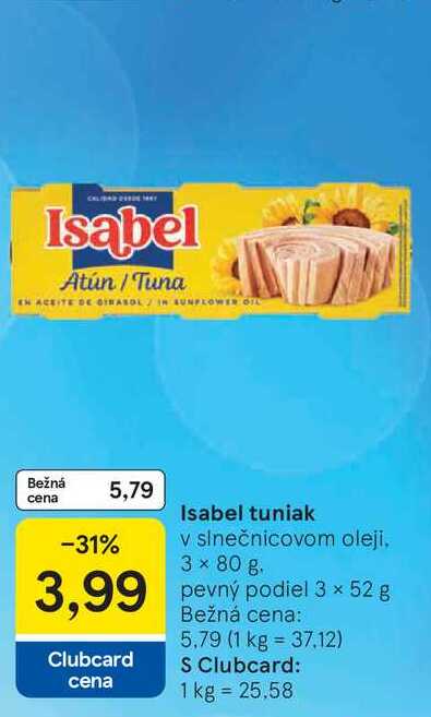 Isabel Tuniak 3x80 g