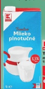 K-Classic Trvanlivé mlieko v akcii