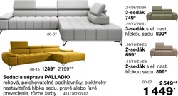 Sedacia súprava PALLADIO - 2-sedák