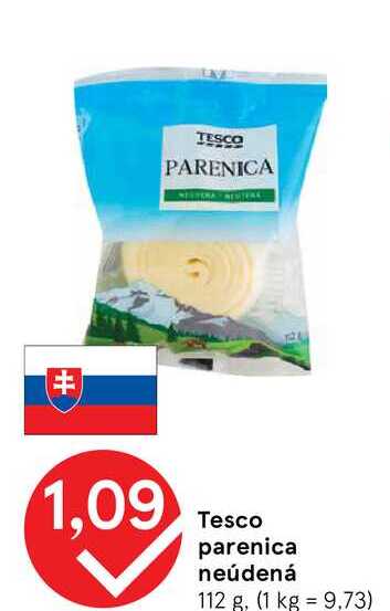 Tesco parenica neúdená 112 g
