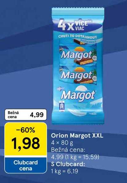 Orion Margot XXL 4 × 80 g 