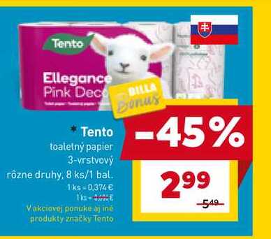 Tento Ellegance 8 ks