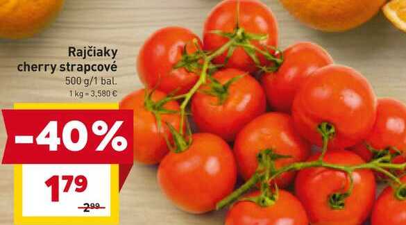 Rajčiaky cherry strapcové 500 g/1 bal. 