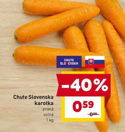 Karotka praná voľná 1 kg 