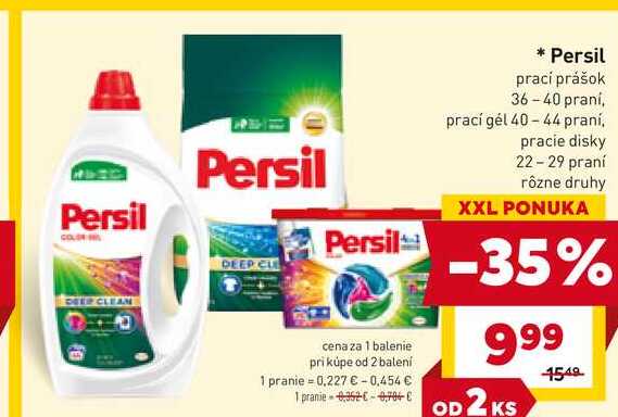 Persil prací prášok 36-40 praní