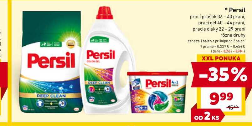 Persil prací prášok 36-40 praní