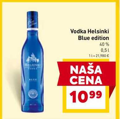 Vodka Helsinki Blue edition 40 % 0,5 l