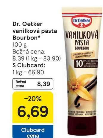 Dr. Oetker vanilková pasta Bourbon 100 g