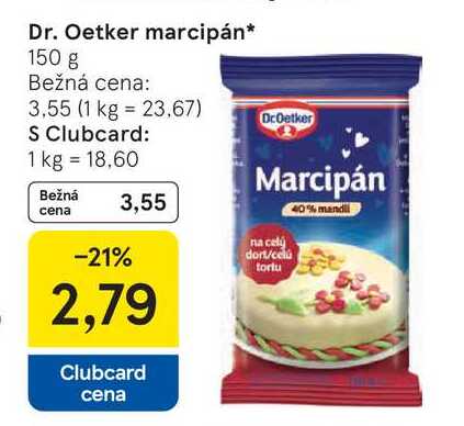 Dr. Oetker marcipán 150 g