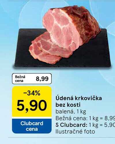 Údená krkovička bez kosti 100g
