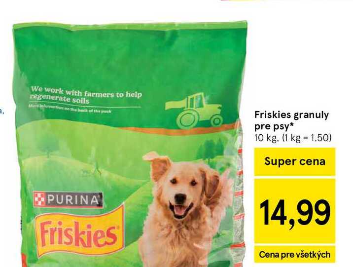 Friskies granuly pre psy 10 kg