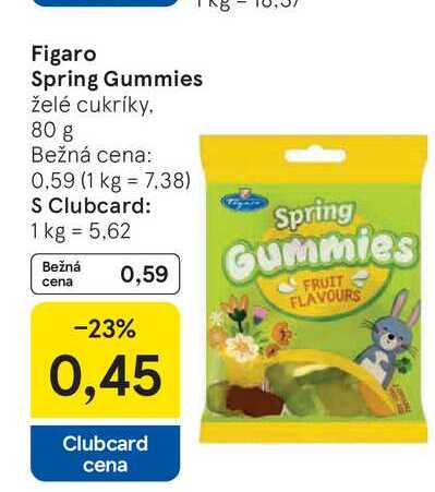 Figaro Spring Gummies želé cukríky 80 g