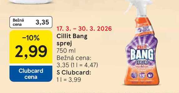 Cillit Bang sprej 750 ml 