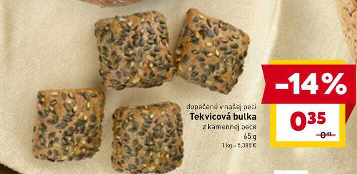 Tekvicová bulka z kamennej pece 65 g
