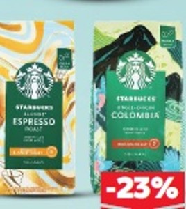 Starbucks Zrnková káva v akcii