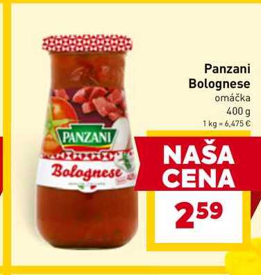 Panzani Bolognese omáčka 400 g 