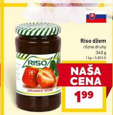 Riso džem rôzne druhy 340g 