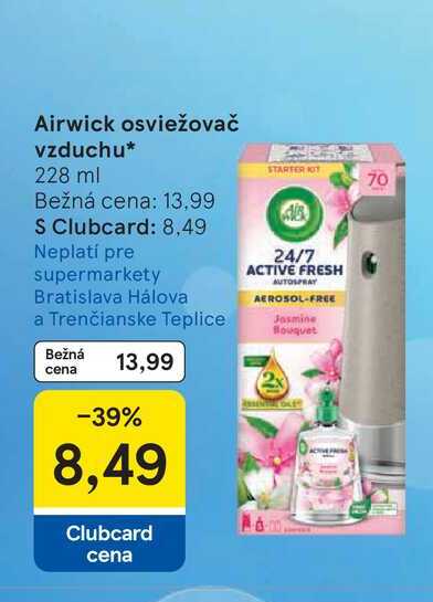 Airwick osviežovač vzduchu 228 ml