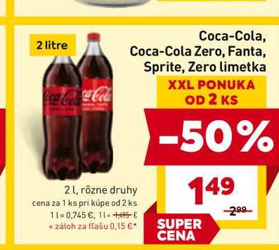 Coca-Cola 2l v akcii