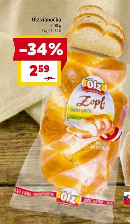 Ölz vianočka 500 g 