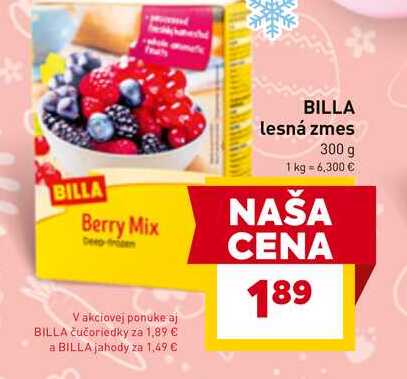 BILLA lesná zmes 300 g